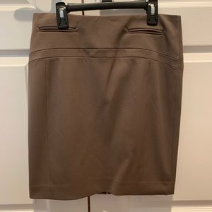 Brown Pencil Skirt